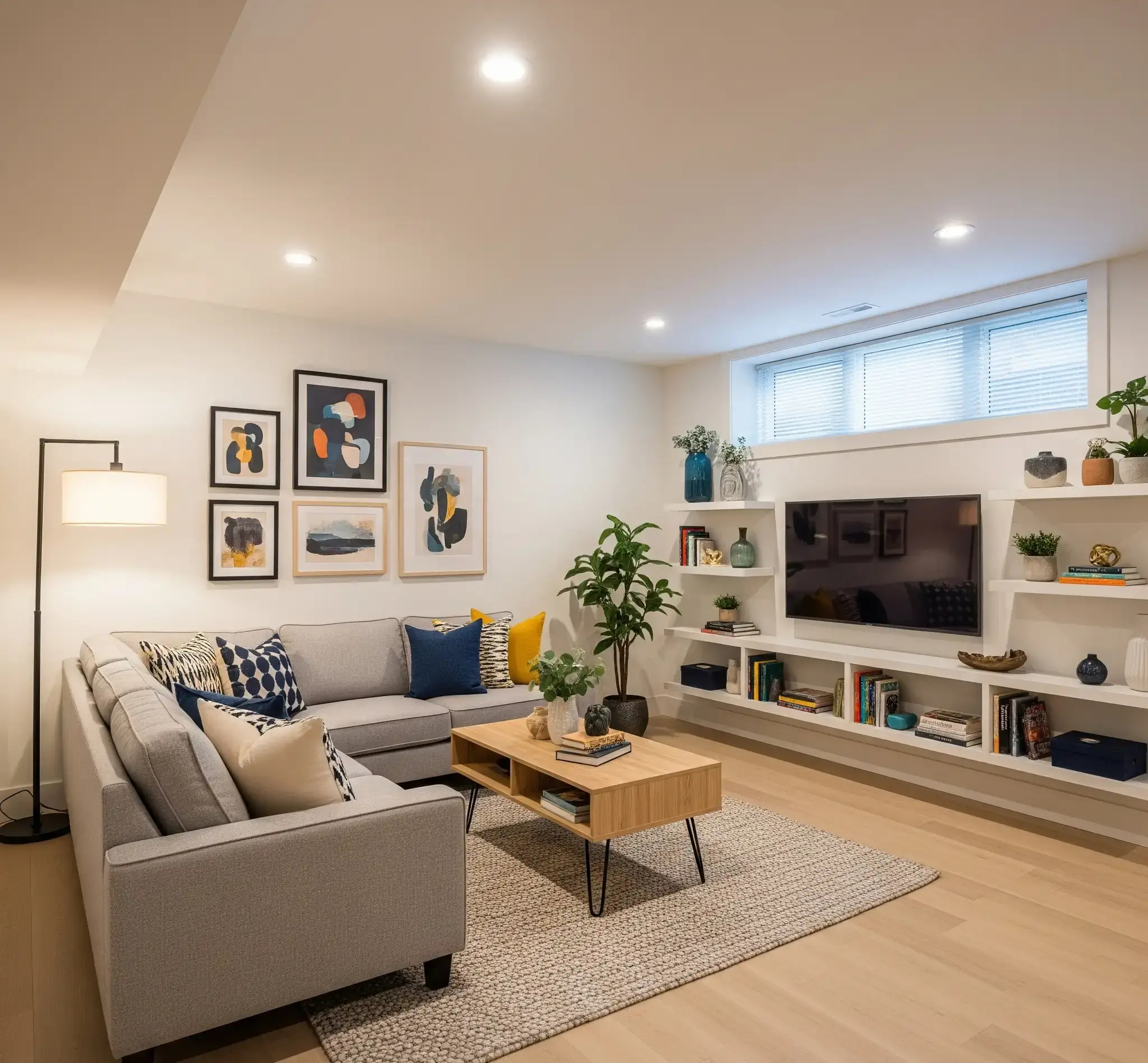 Basement conversion London by Papillon Builds